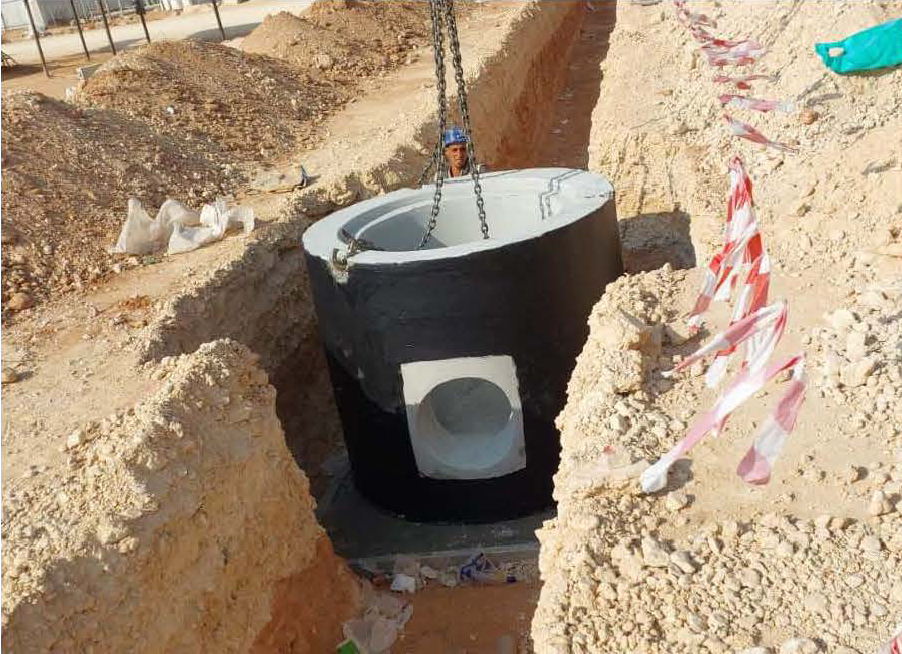 أعمال توريد وتركيب شبكات البنية التحية لمركز مبيعات بنان