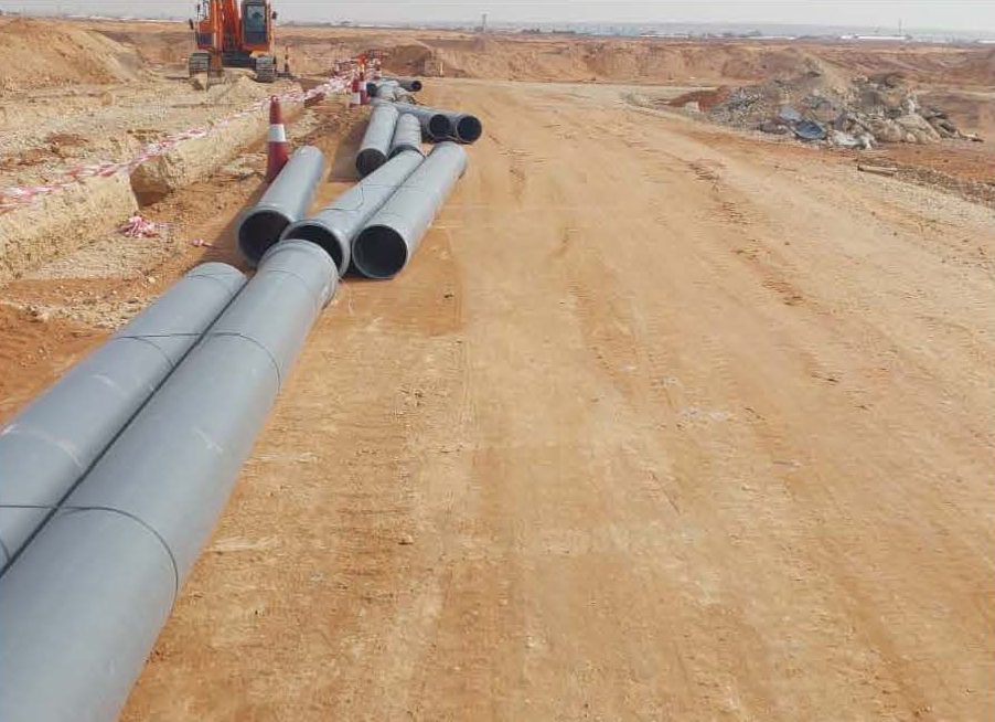 أعمال توريد وتركيب شبكات البنية التحية لمركز مبيعات بنان